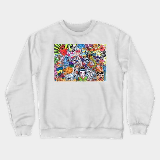 129 Inspirations Crewneck Sweatshirt by SeymourArt